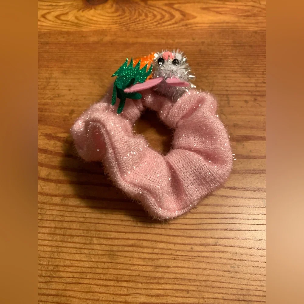 Pink Sparkly Scrunchy (Easter) NWOT - Picture 3 of 5